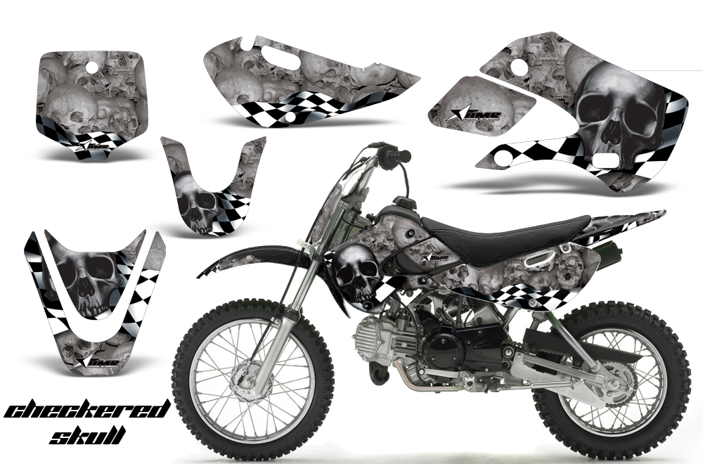 Kawasaki KLX 110 KX 65 00-09 NP Graphic Kit CS K Silverbg